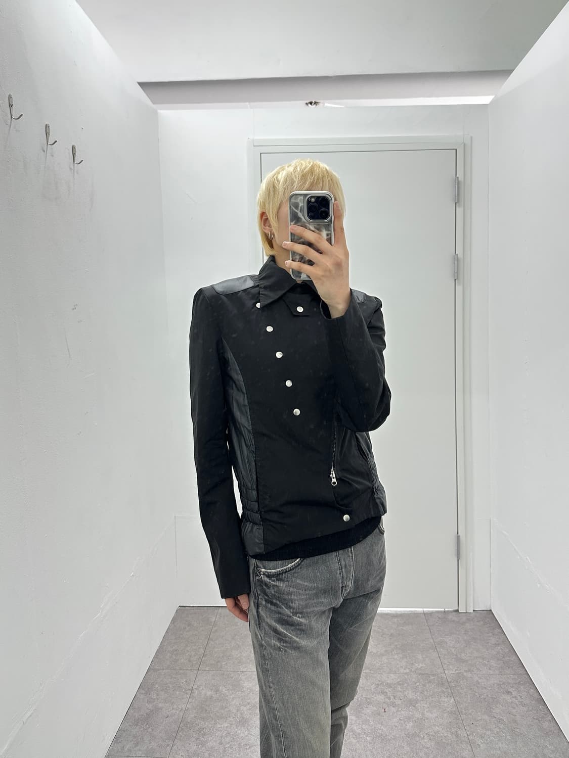 THE TWELVE Diagonal Double-Zip Riders Ja 상품이미지8