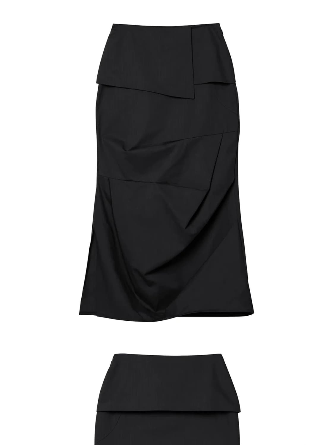 플레어업 Drape Layered Maxi Skirt 01 상품이미지1
