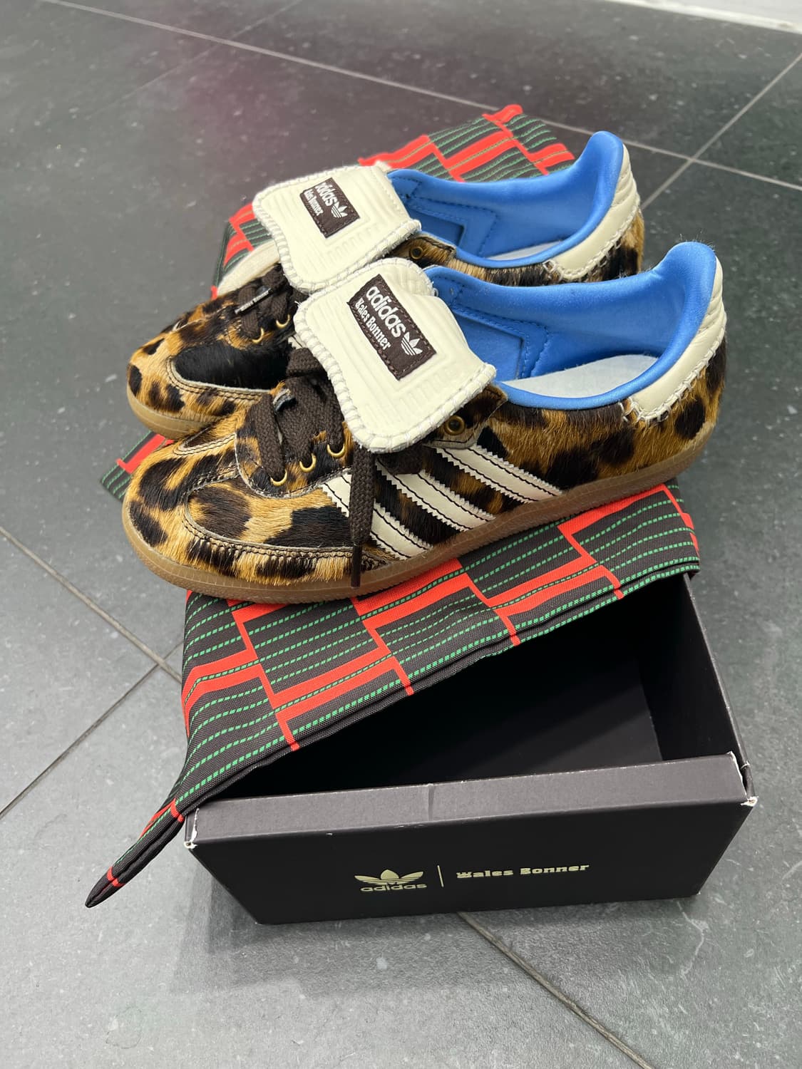 Adidas x Wales Bonner Pony Leo Samba Dar 상품이미지5