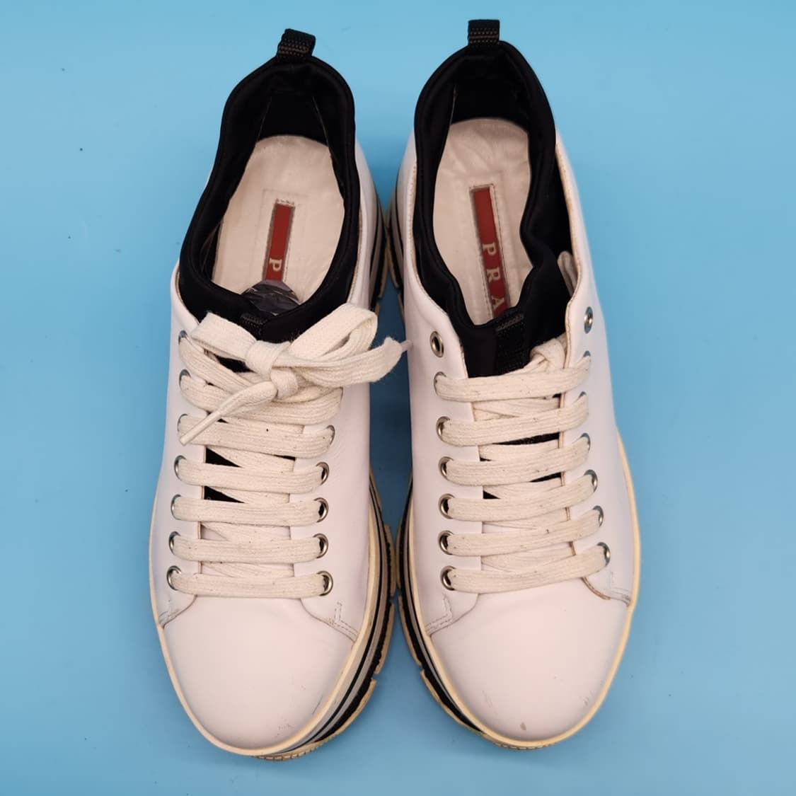 oo PRA 가죽 플랫폼 스니커즈 230 굽6 상품이미지2