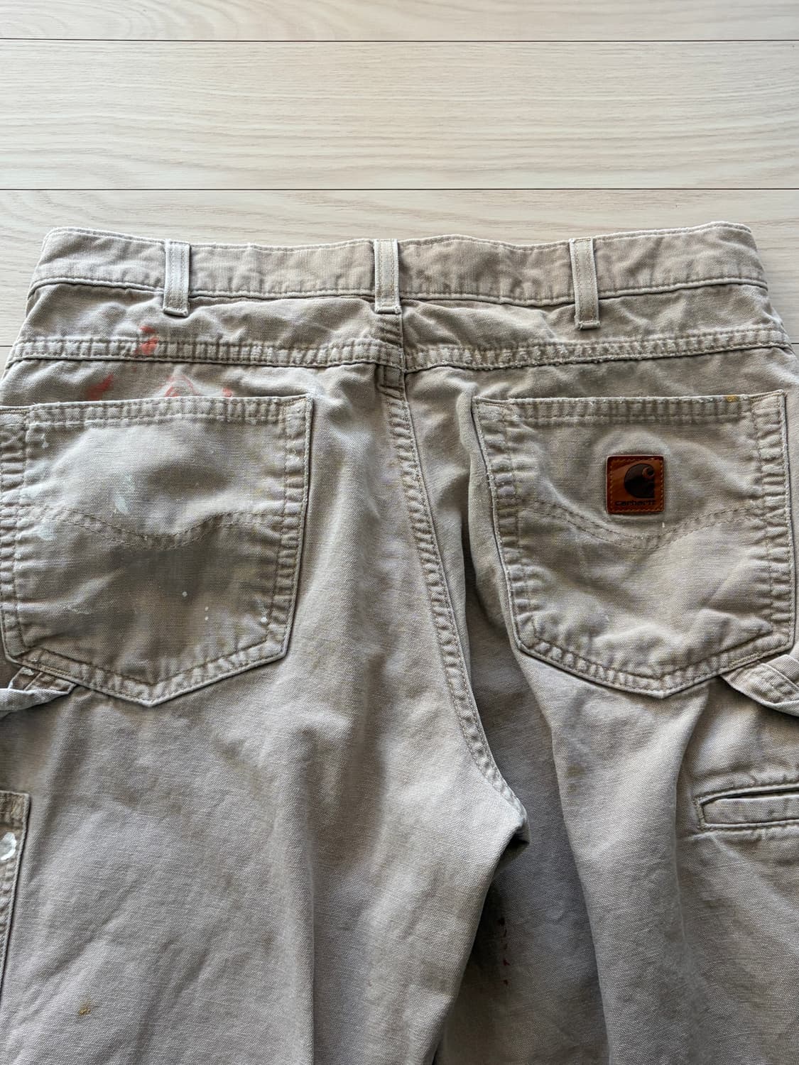 carhartt 칼하트 워크웨어 싱글니 페인팅 베이지 32 상품이미지6