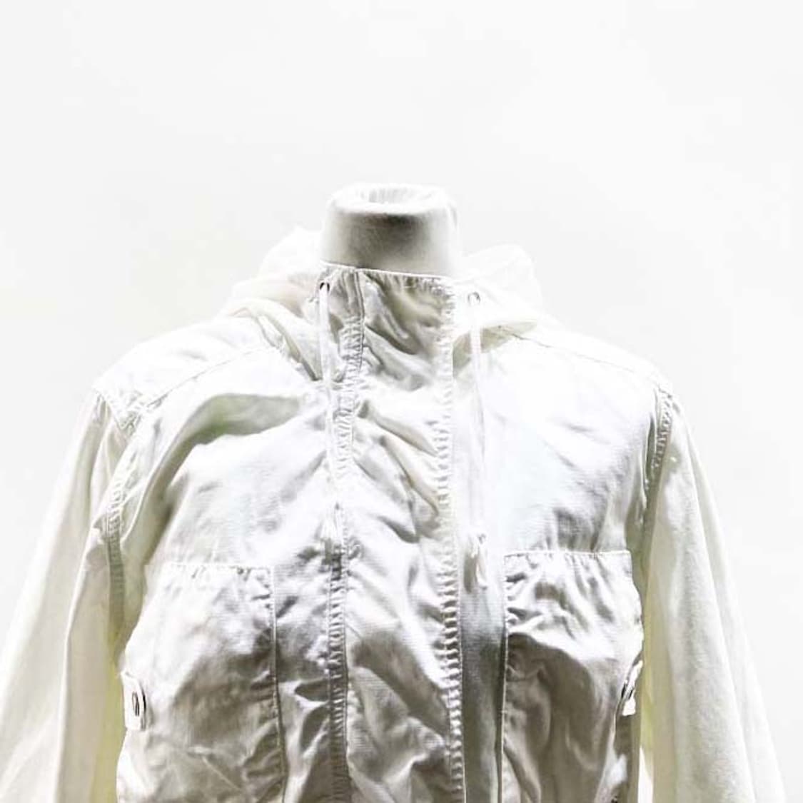 시슬리 여성후드미디자켓 화이트 90  상품이미지2