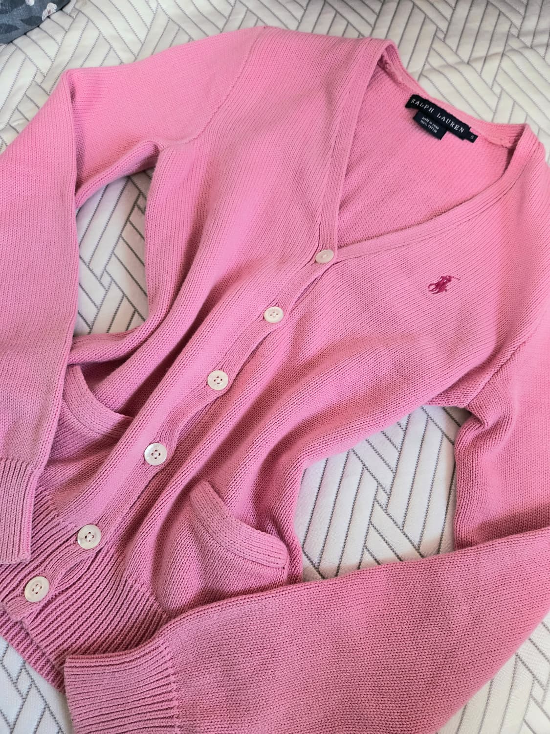 핑크포니 폴로니트가디건 s 상품이미지1