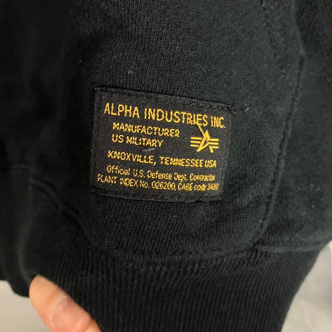 알파인더스트리 빅로고 후드티 상품이미지7