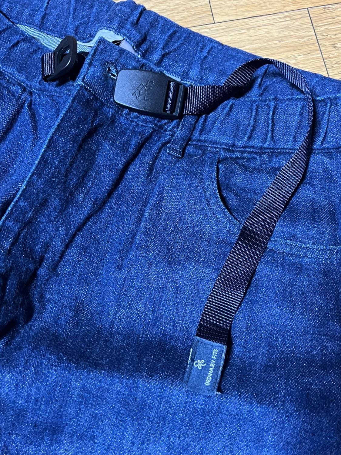 그라미치 오디너리핏츠 콜라보 데님 팬츠 루즈테이퍼드 클라이밍 아메카지 상품이미지4