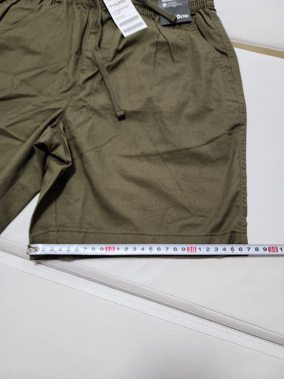 탑텐밴딩반바지30사이즈카키 상품이미지6