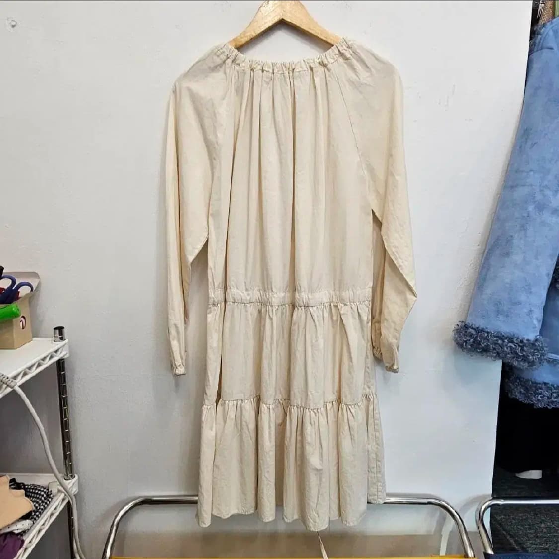 오프 원피스 연베이지 상품이미지5