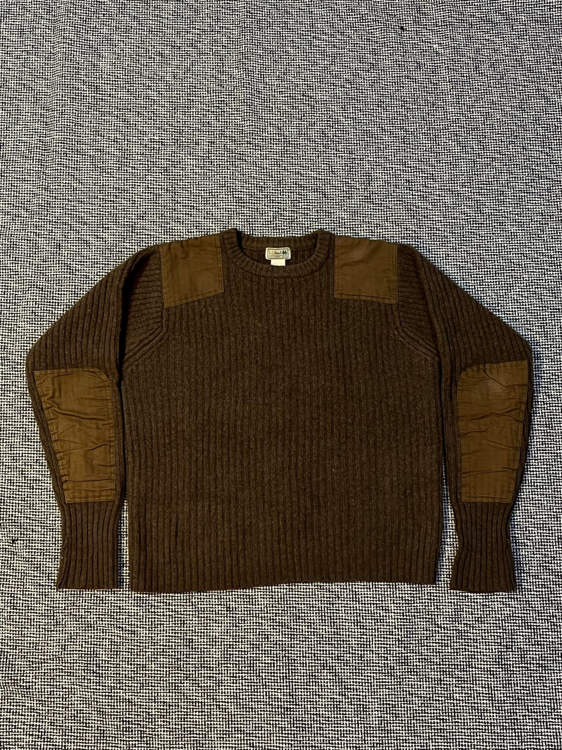 00s LL Bean 코만도 니트 올리브 (L)  상품이미지1
