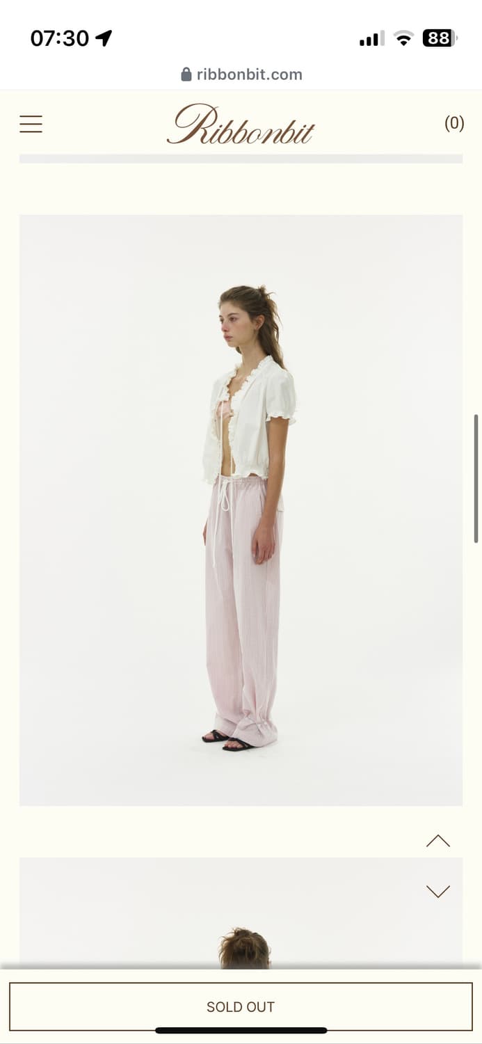 리본빛 Ciel Stripe Pants 새상품 상품이미지3