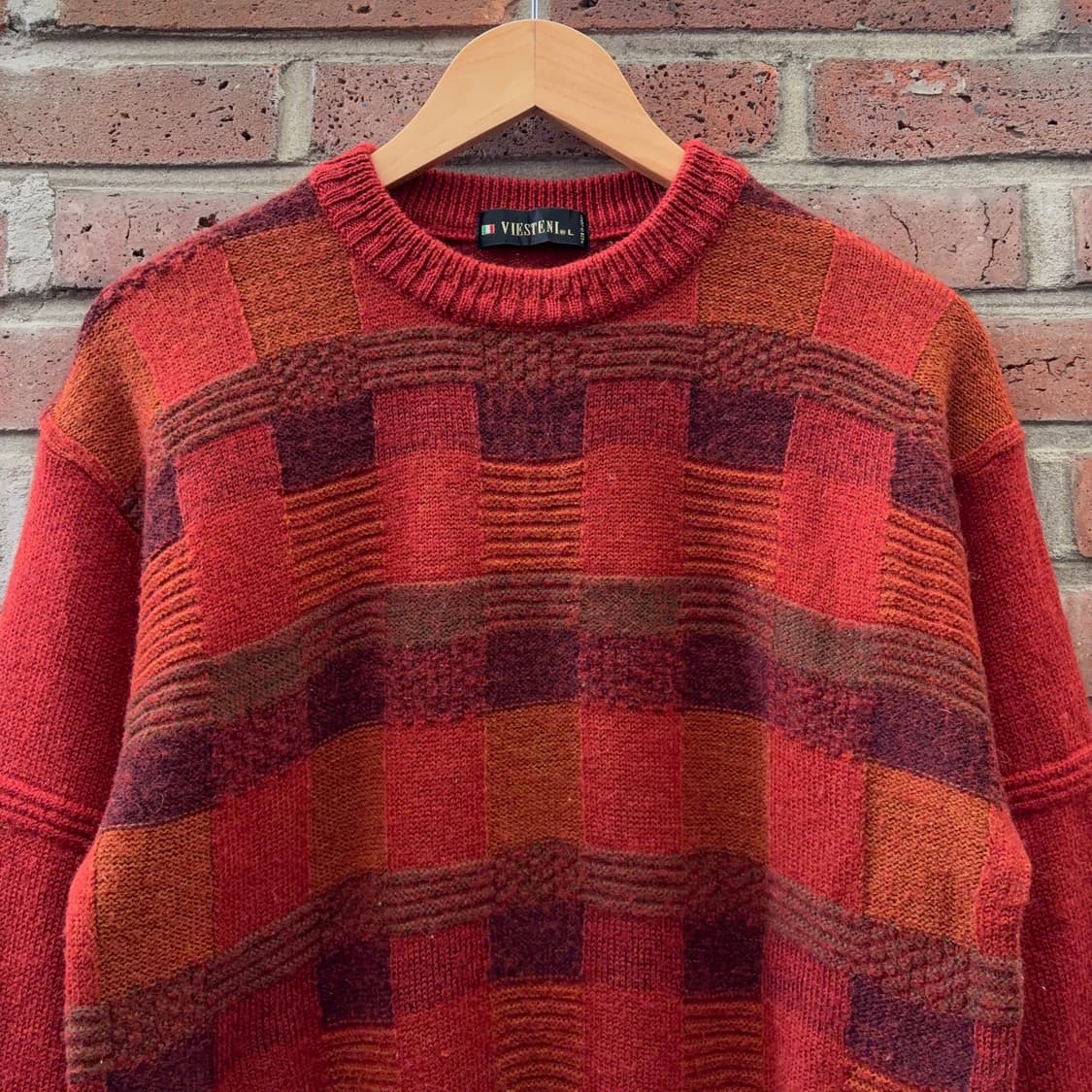 비에스테니 VIESTENI 패턴 니트 풀오버 상품이미지4