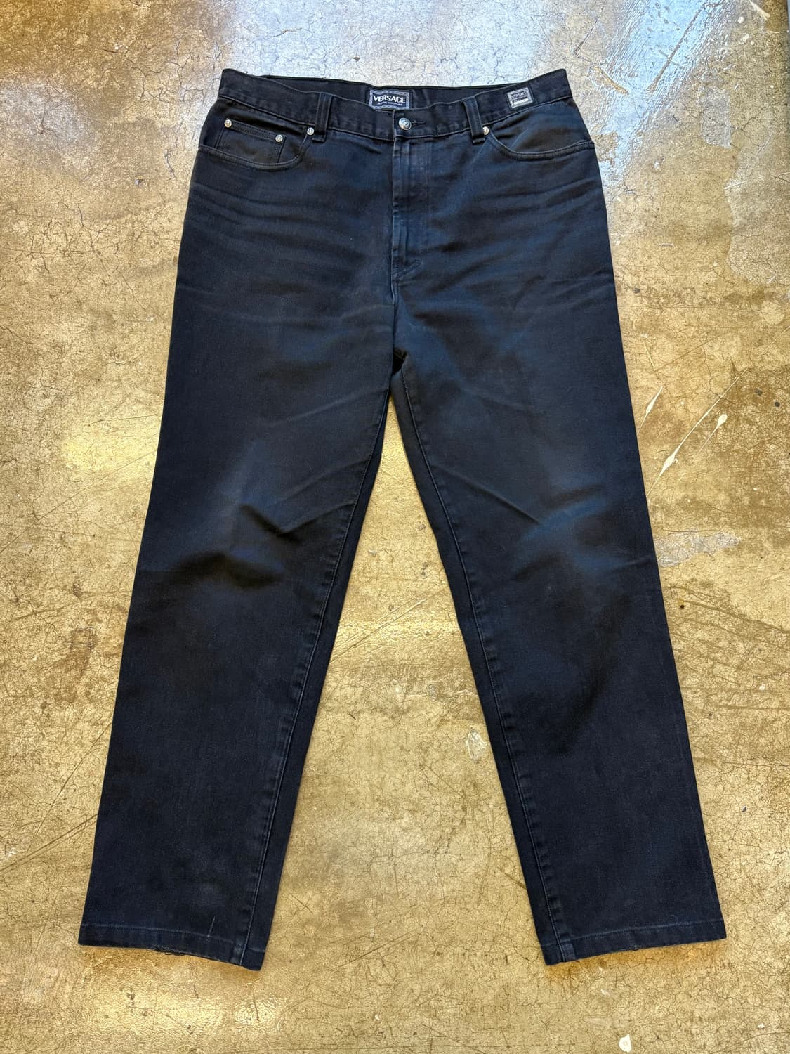 베르사체 시그니처 블랙 데님 진 상품이미지3