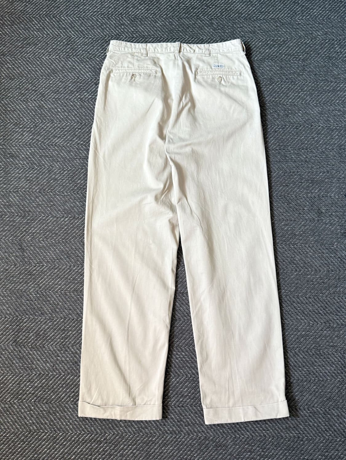 (34) 90s 폴로 랄프로렌 HAMMOND 더블 플리츠 치노팬츠 상품이미지5