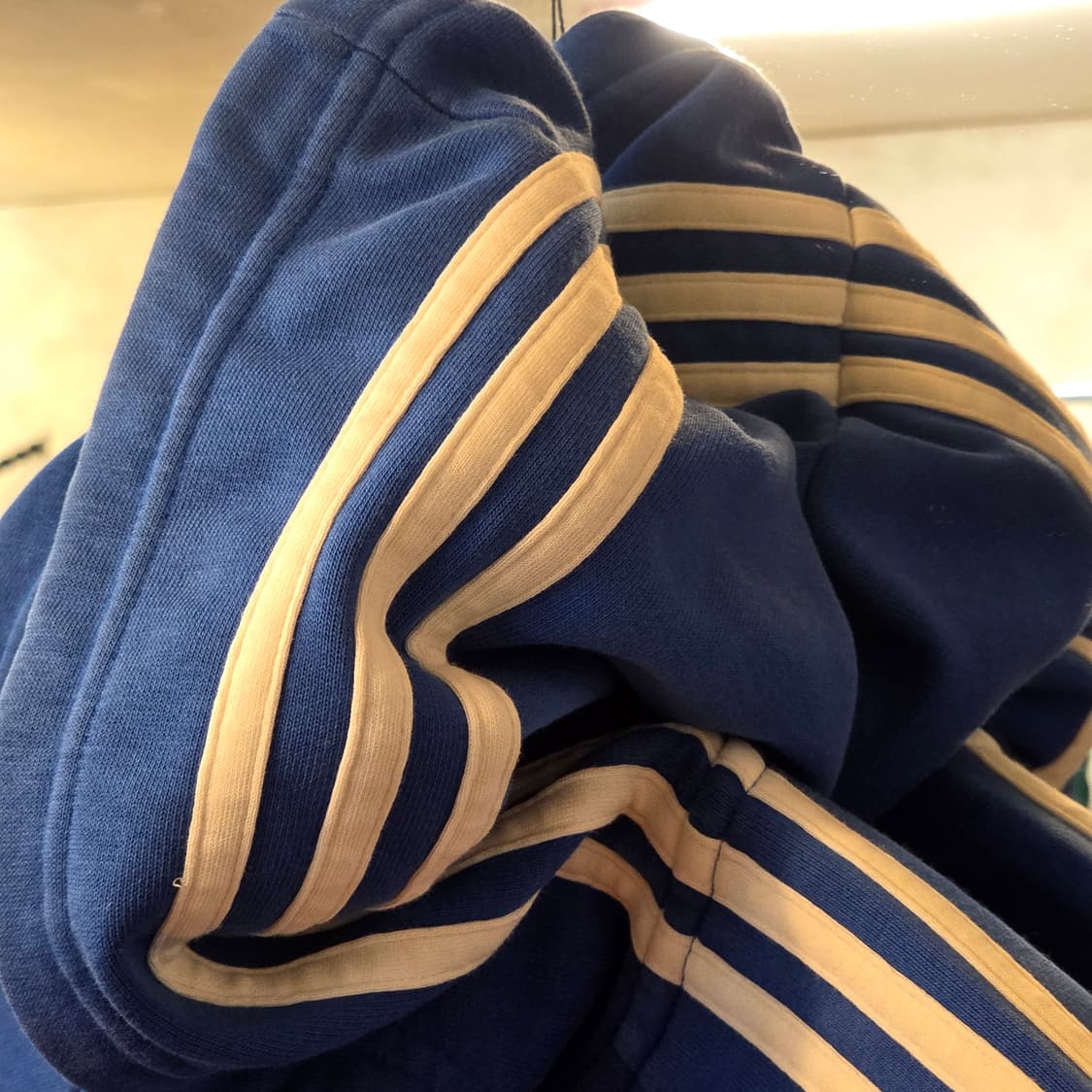 아디다스 블루 사이드 라인 후드집업 상품이미지4