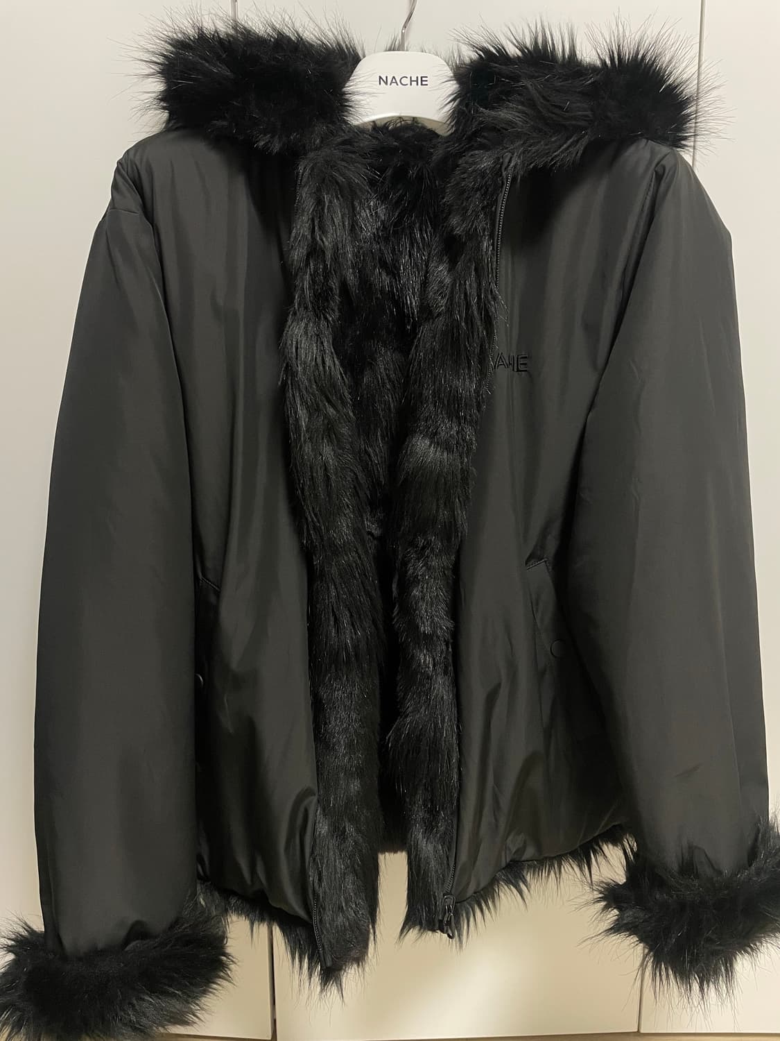 나체 리버시블 퍼자켓 1 사이즈 상품이미지5