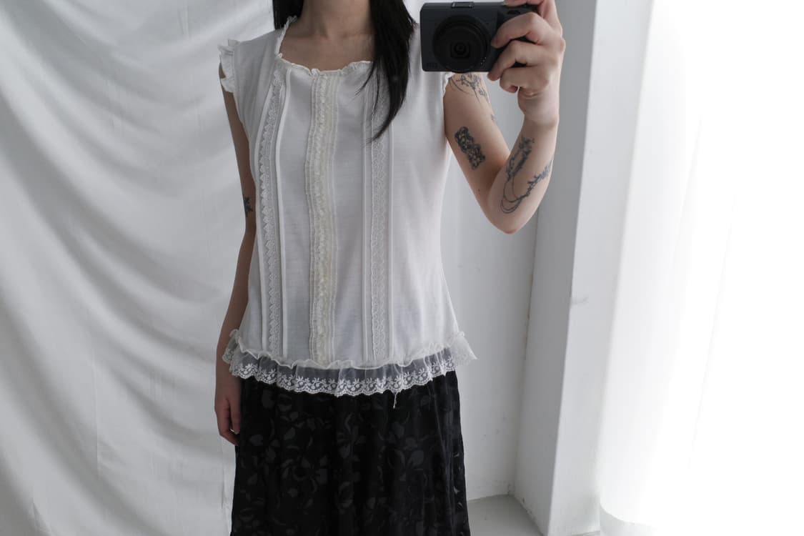 frill sleeveless 상품이미지4