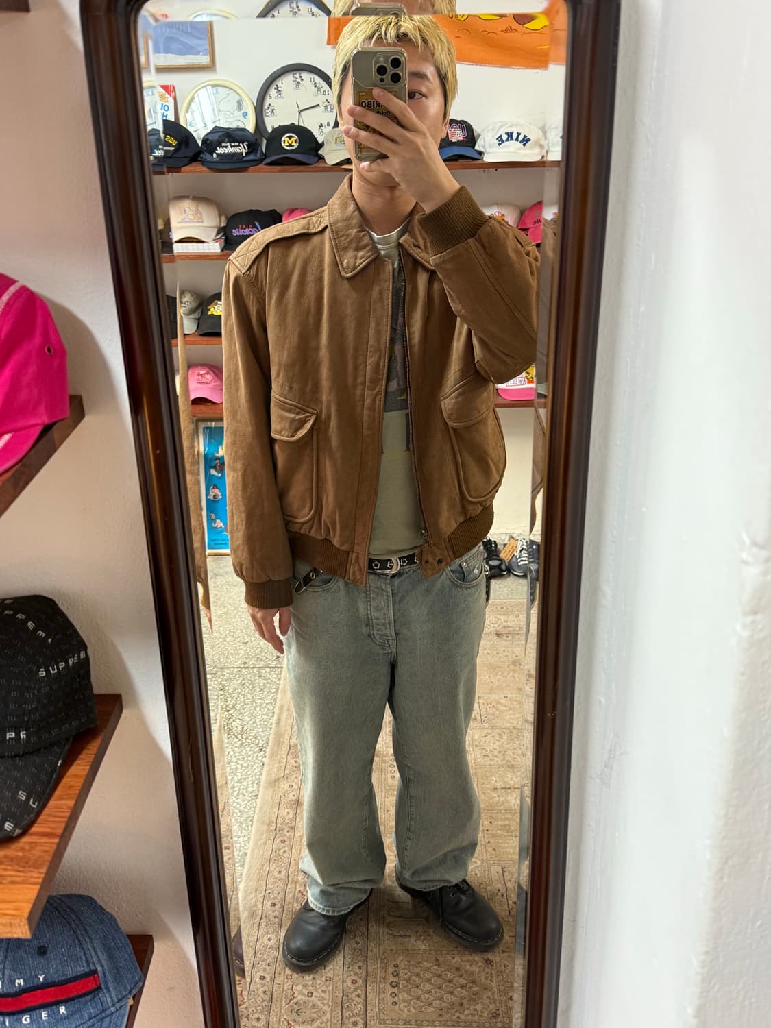 A2 Flight suede jacket  상품이미지2