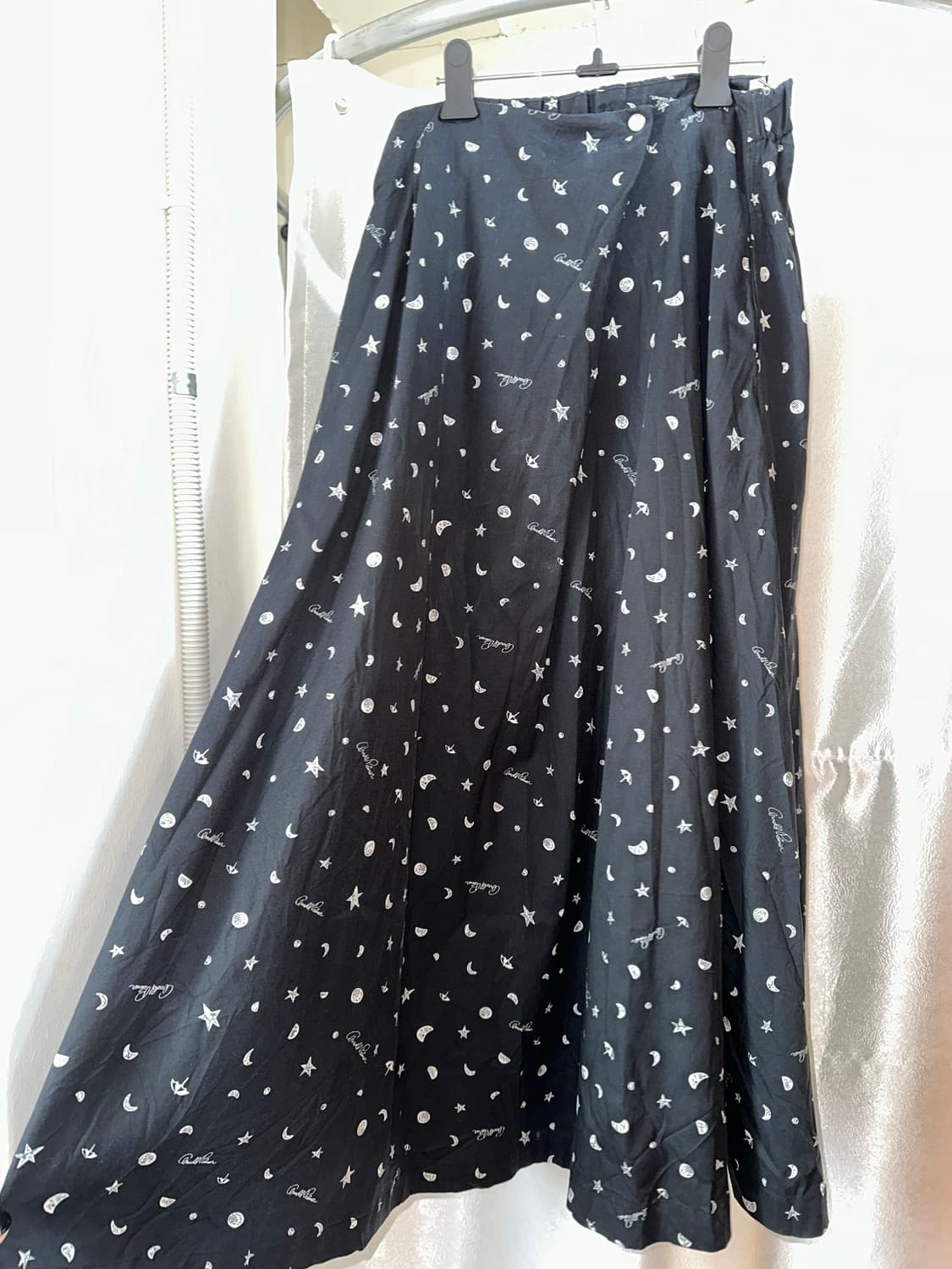 별 패턴 롱 스커트 상품이미지2