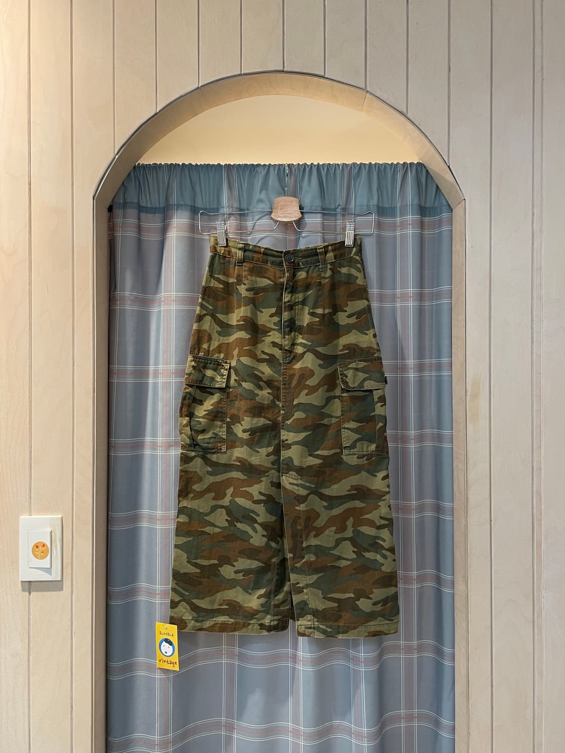 일본빈티지 카모카고롱스커트 상품이미지1