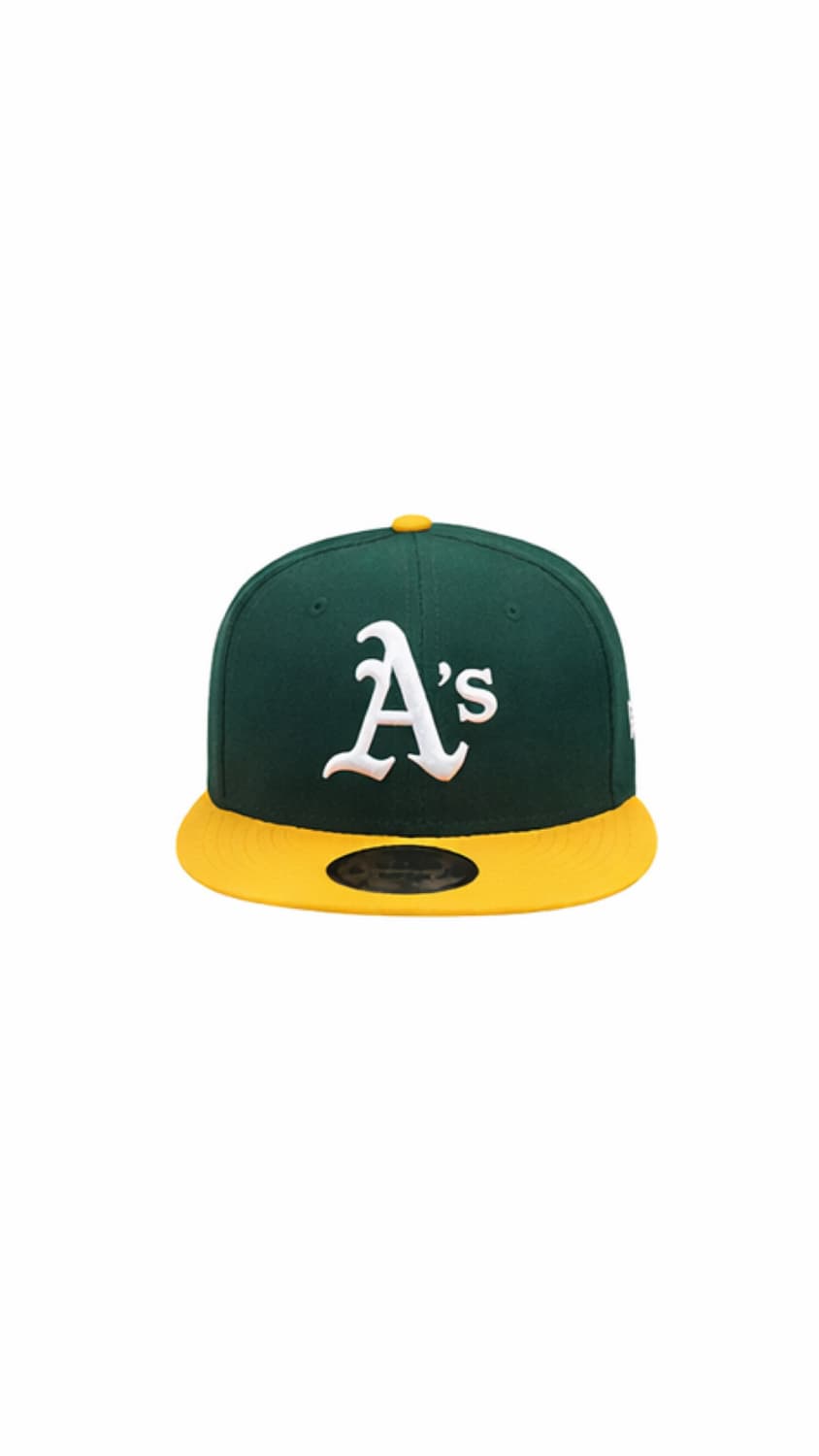 [New Era] MLB 어센틱 오클랜드 애슬레틱스 피티드캡 상품이미지1