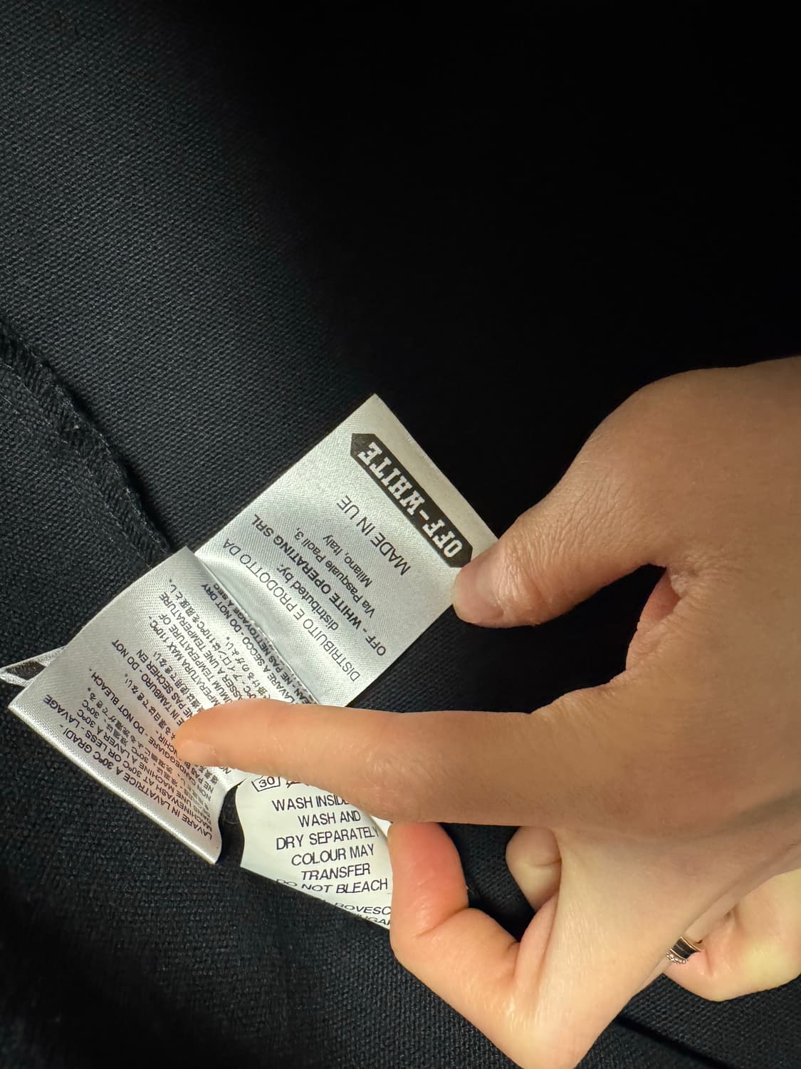 오프화이트 13fw 셔츠 판매합니다. 상품이미지8