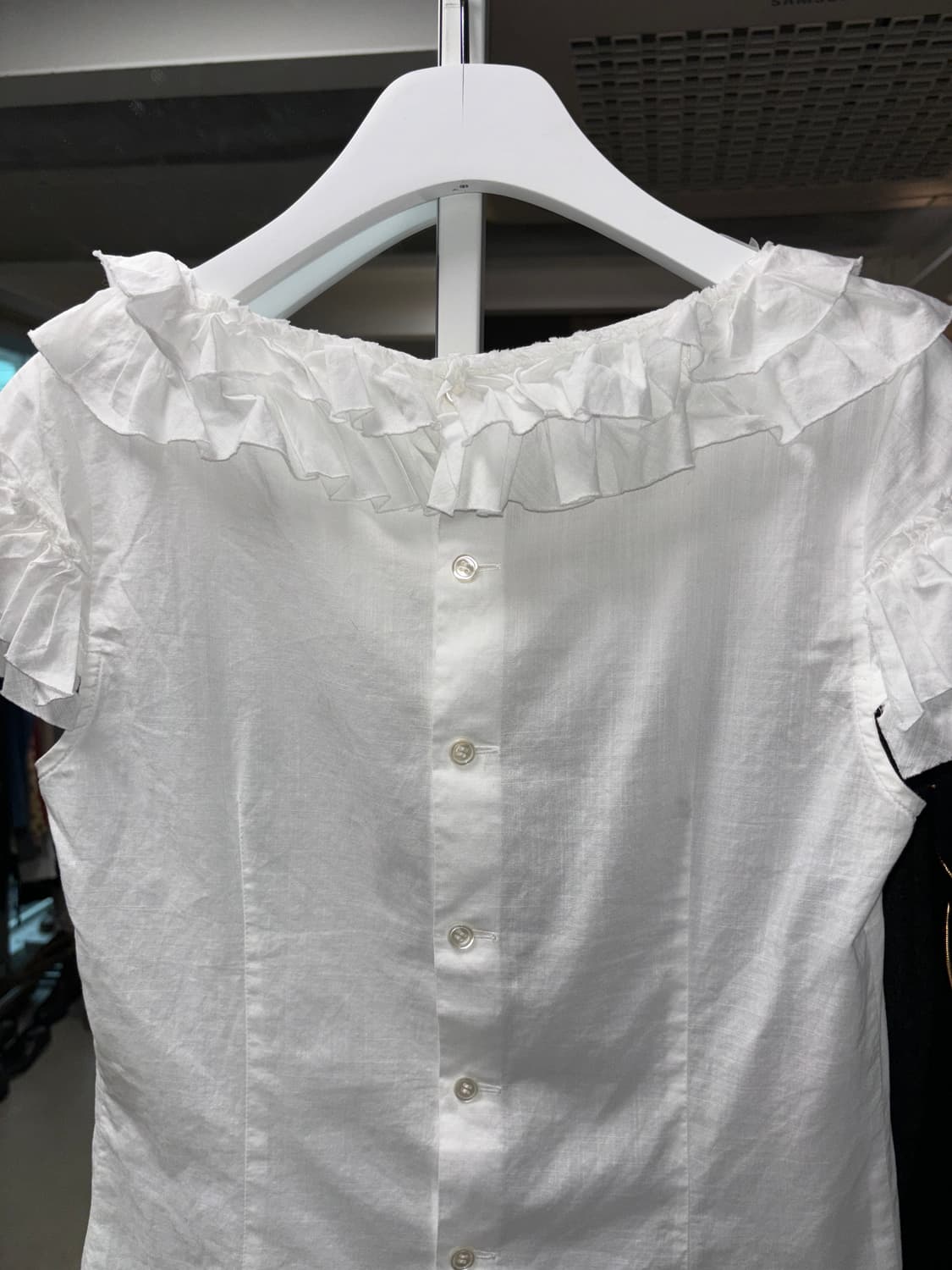 아츠로 타야마 프릴 블라우스 상품이미지4