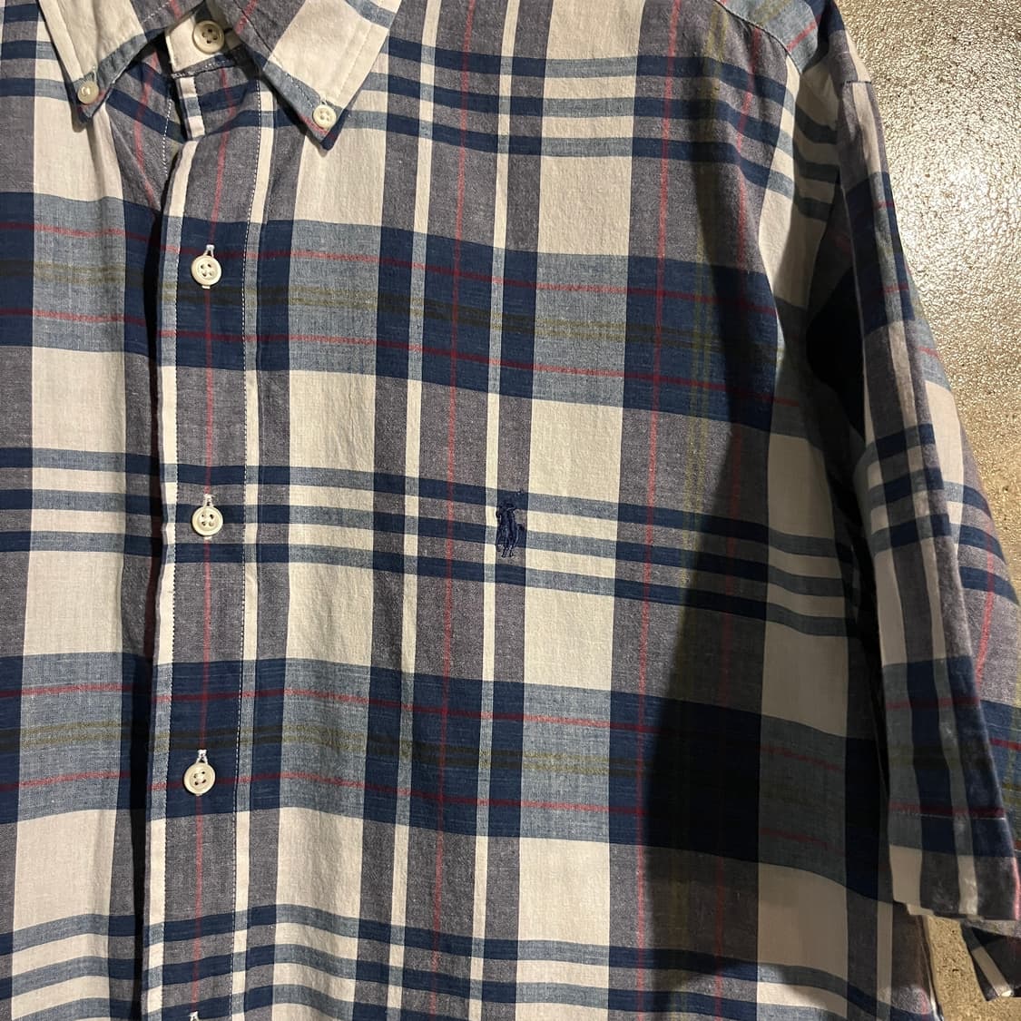 폴로랄프로렌 반팔 체크셔츠 상품이미지2