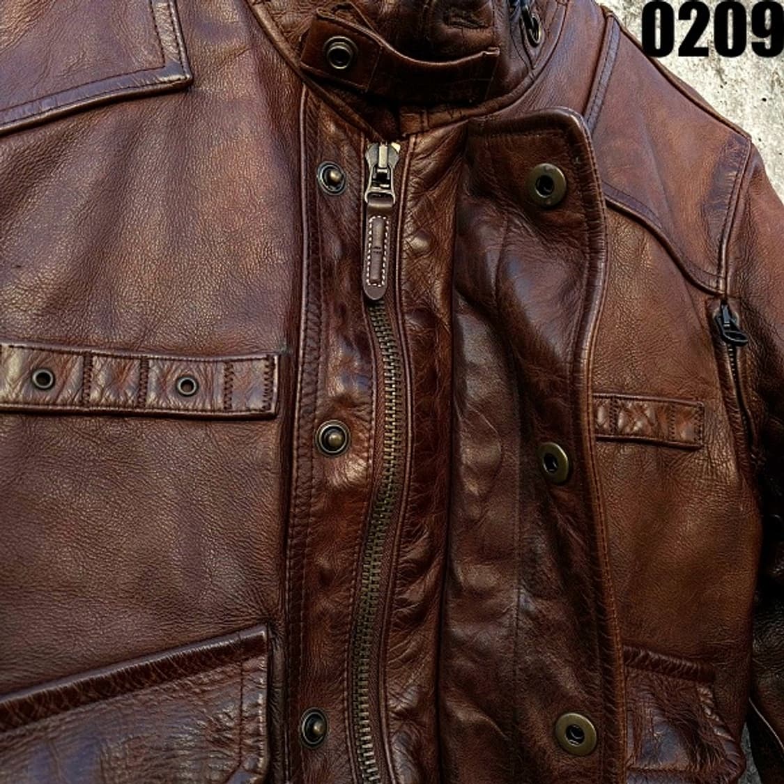 랄프로렌 소가죽 레더자켓 가죽자켓 S 0209 상품이미지4