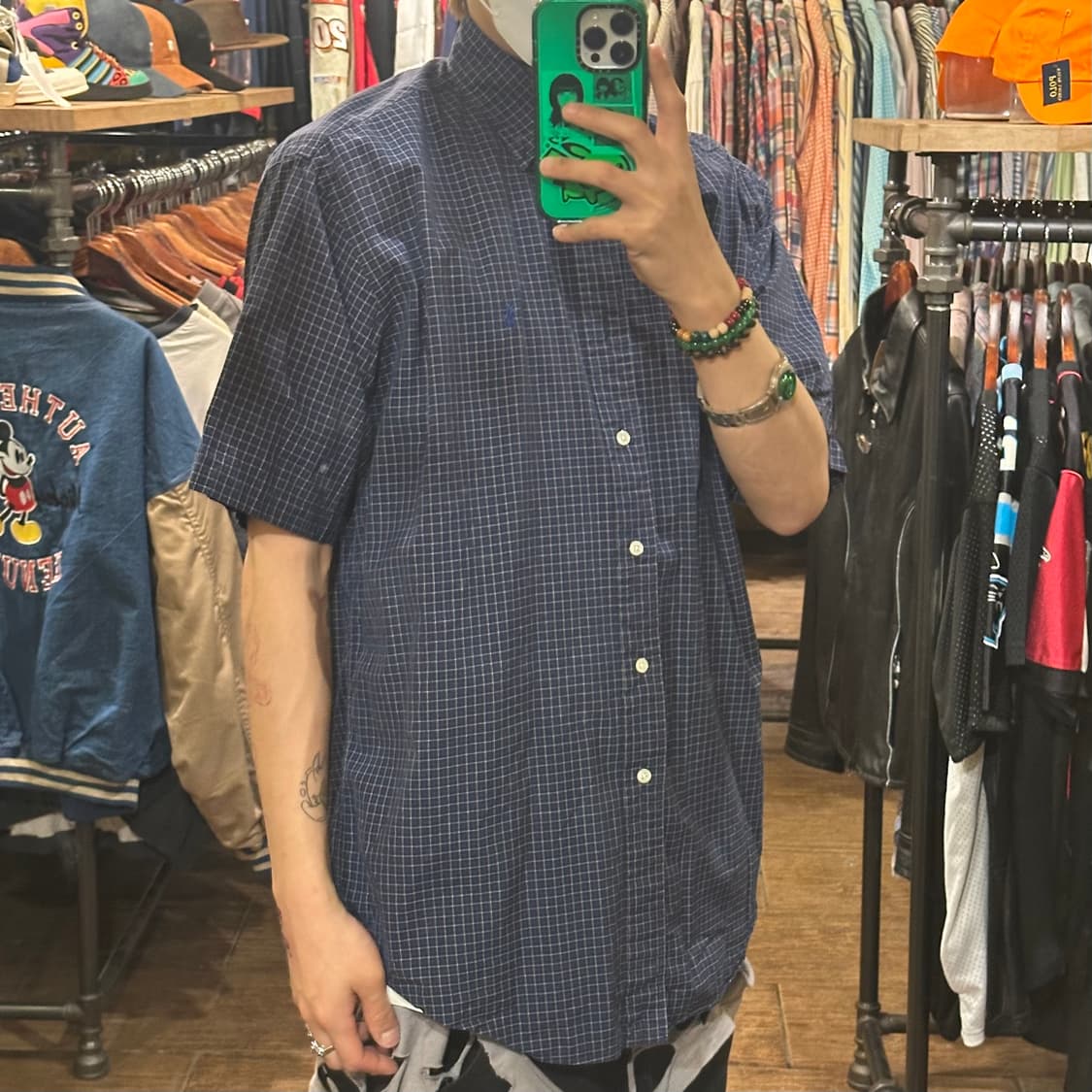 [HI] 폴로 랄프로렌 반팔 셔츠 네이비 상품이미지4