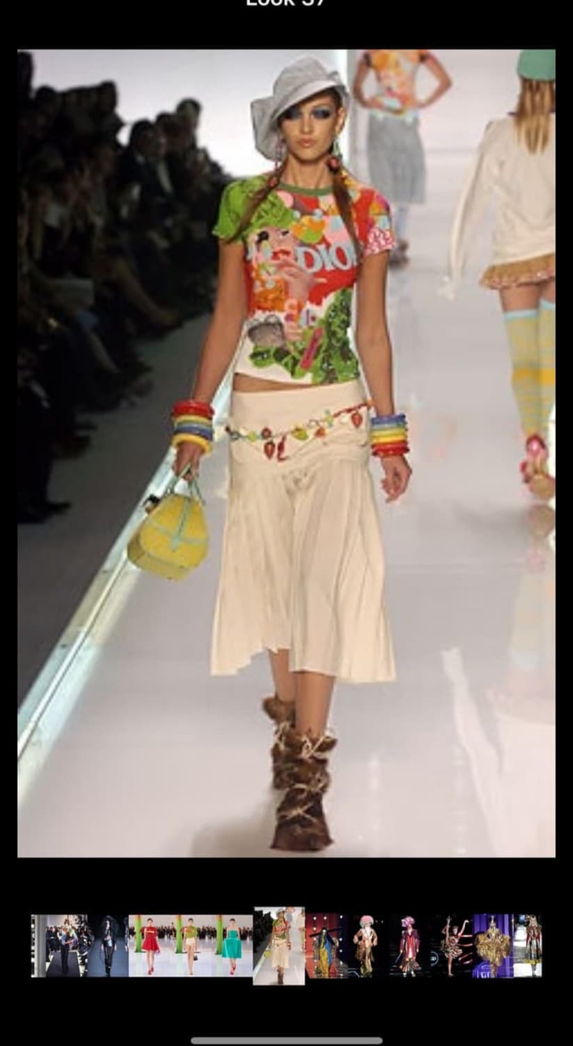 크리스찬 디올 존 갈리아노05ss (runaway piece) 티셔츠 상품이미지1