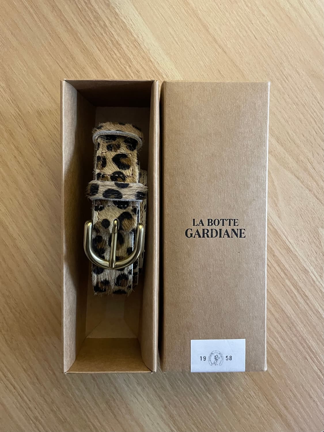 라보뜨가르디안 레오파드 송치 벨트 80 상품이미지2