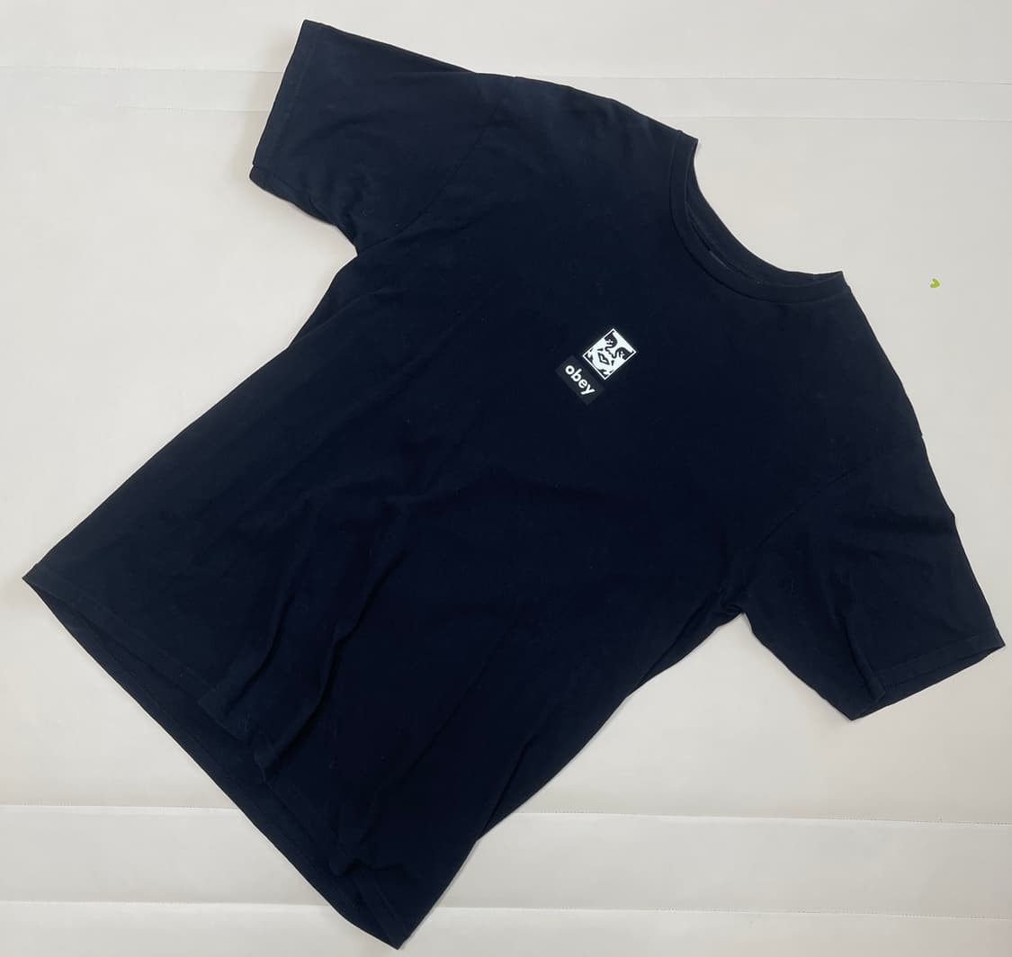 Obey 시그니처 프린팅 숏 슬리브 L 상품이미지1