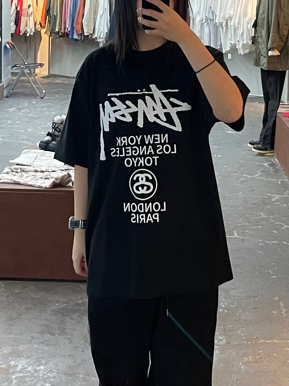 스투시 월드투어 반팔 H1487 상품이미지1