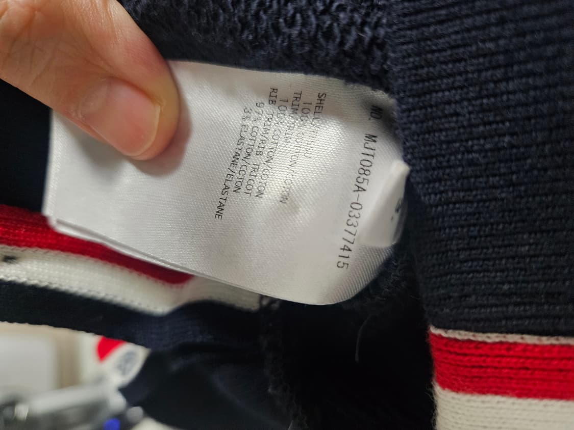 (새상품급) 톰브라운 네이비 백 삼선 맨투맨 3사이즈(105) 상품이미지9