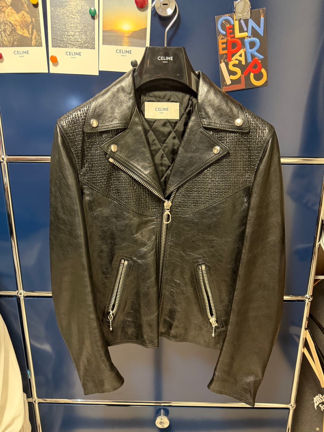 셀린느 가죽 바이커 자켓46(에디 마지막시즌 가죽자켓)  상품이미지5