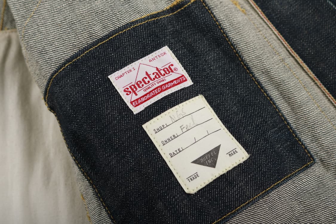 [L] 스펙테이터 TYPE-5 셀비지 데님자켓 (171-003) 상품이미지7