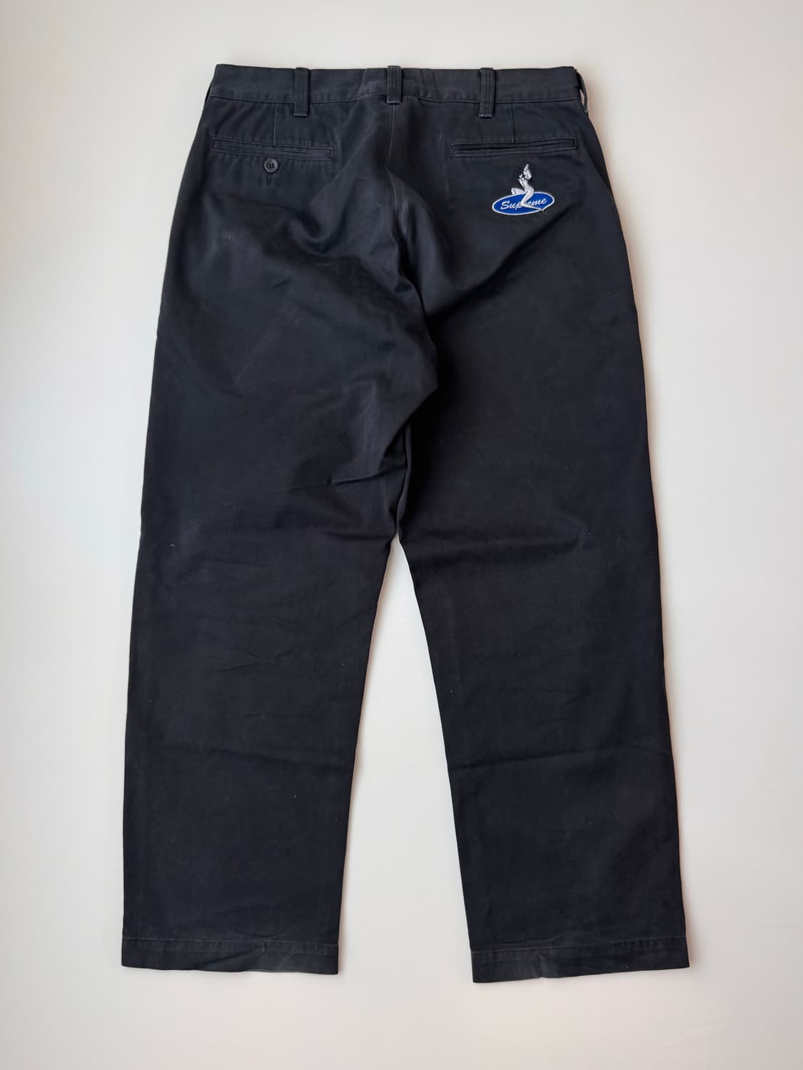 슈프림 핀업 치노 팬츠 블랙 상품이미지3