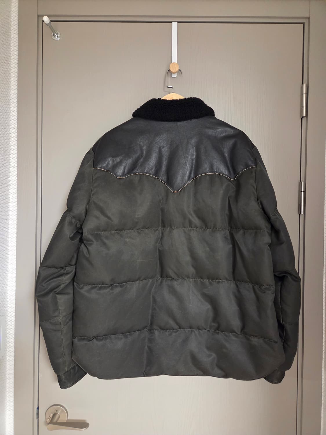 RRL 더블알엘 시얼링 칼라 레더 요크 자켓 XL 상품이미지4