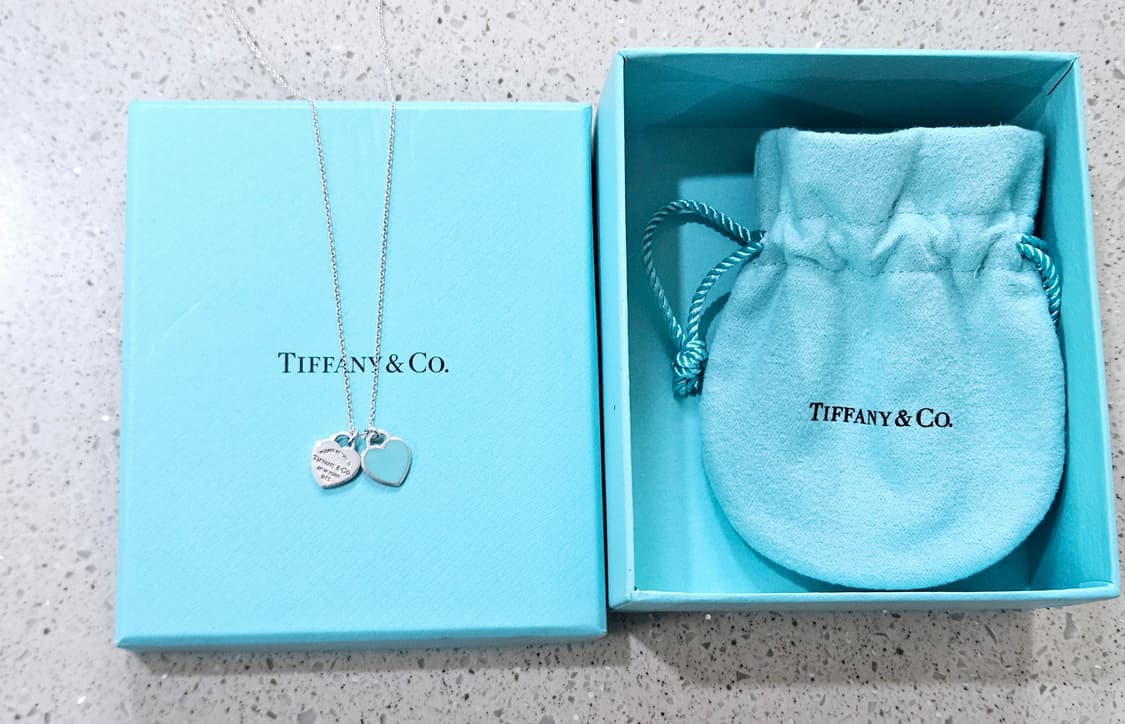 티파니앤코 리턴투 더블하트 민트 미니 목걸이[정품/풀박스] 상품이미지4