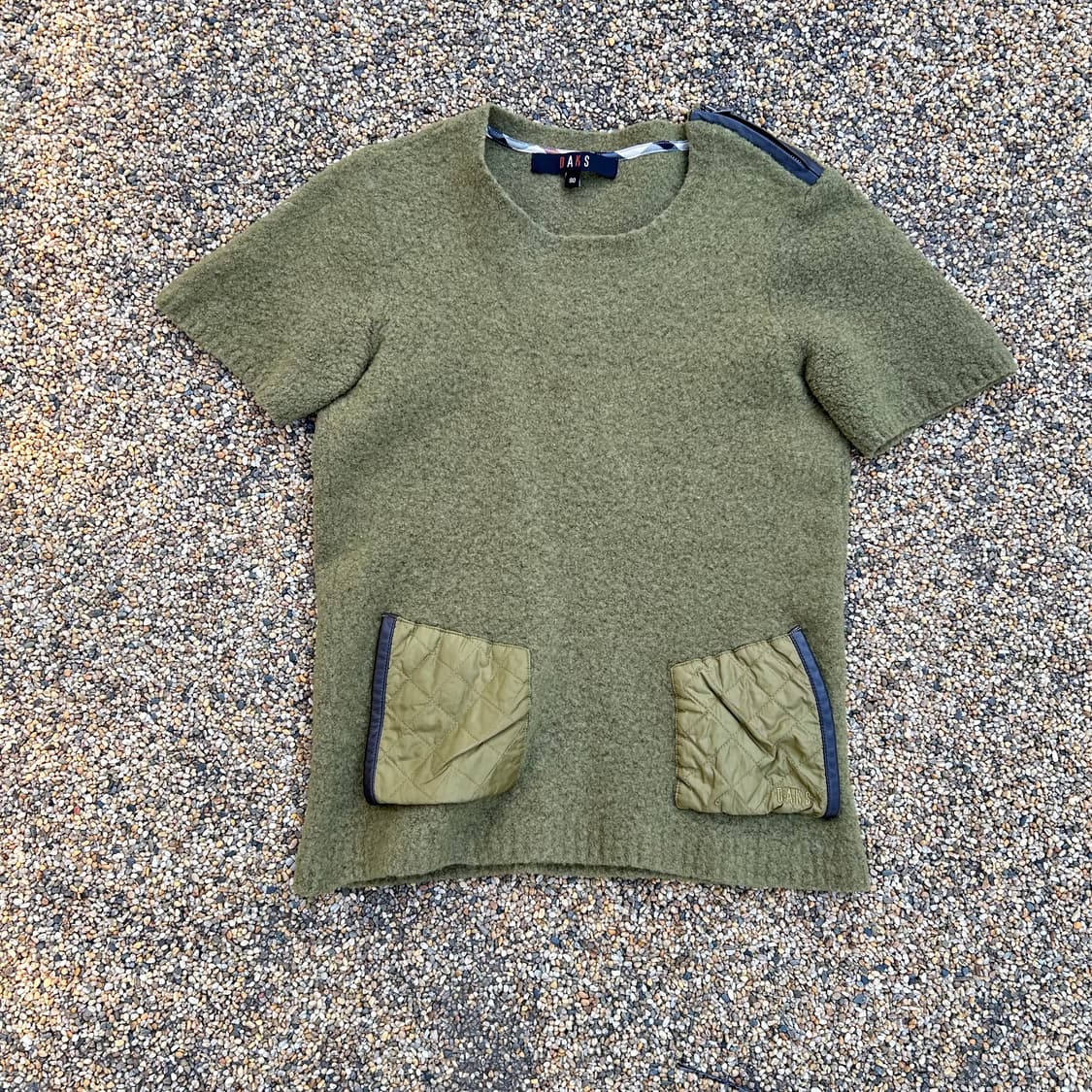 닥스(Daks)포켓 디테일 반팔 니트 상품이미지1