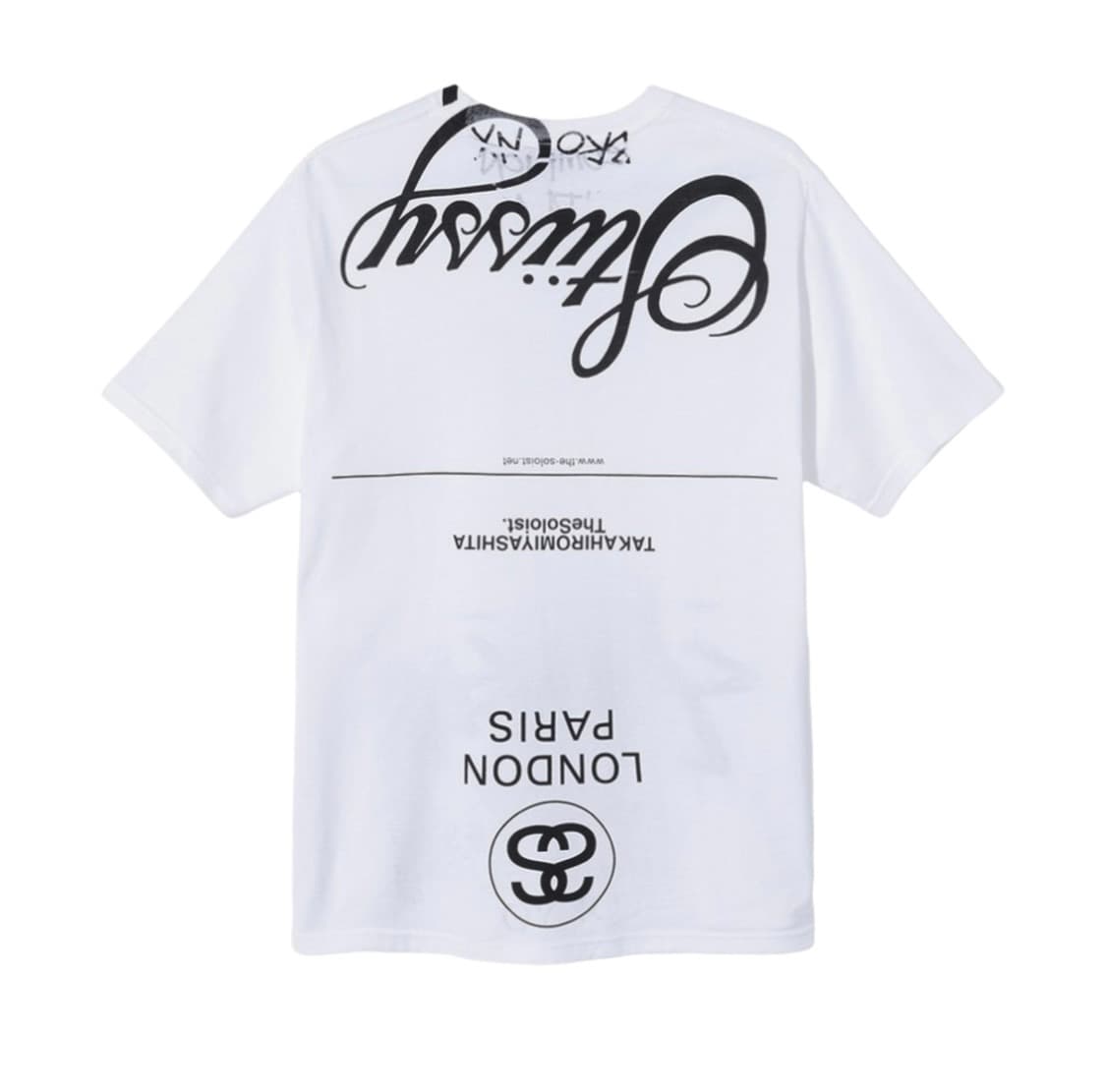 (M)스투시 x타카히로미야시타 더 솔로이스트 40 월드투어 티셔츠 반팔 상품이미지3