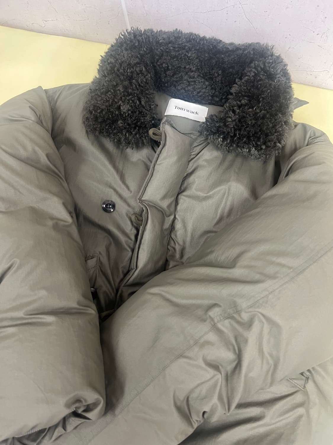 토니웩 푸퍼 패딩 L 올리브 상품이미지2