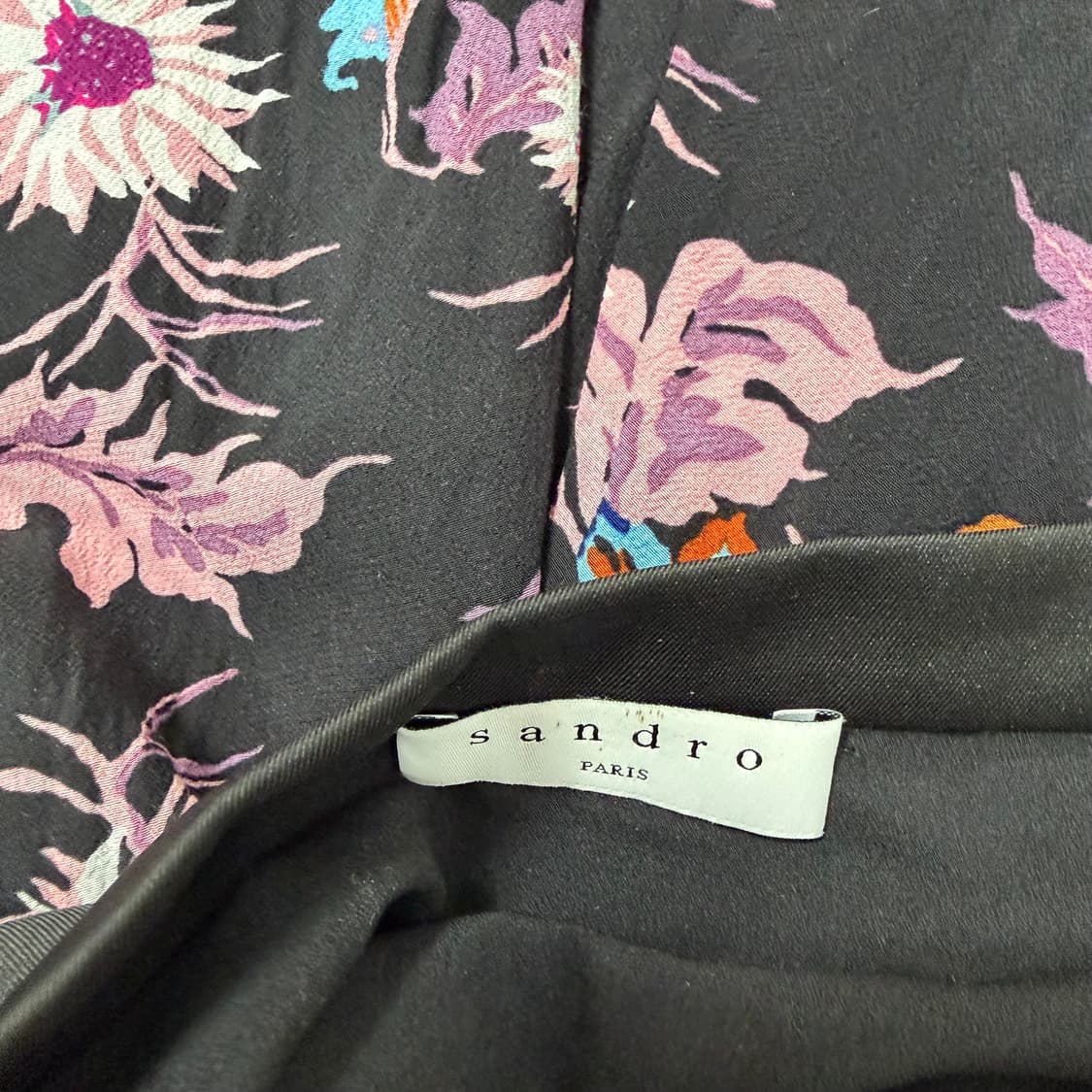 산드로(SANDRO) 플로럴 러플 스커트 상품이미지7