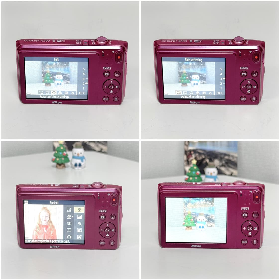 니콘 쿨픽스 A300 (S3700) 핑크 빈티지디카 상품이미지5