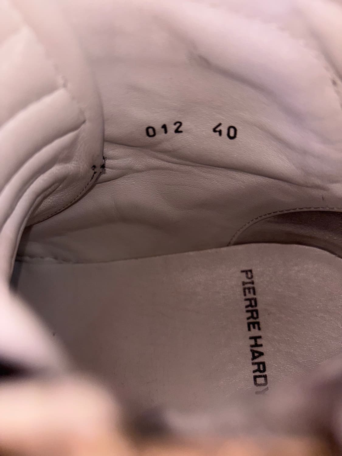 피에르 하디 집업 레더 하이탑 상품이미지4