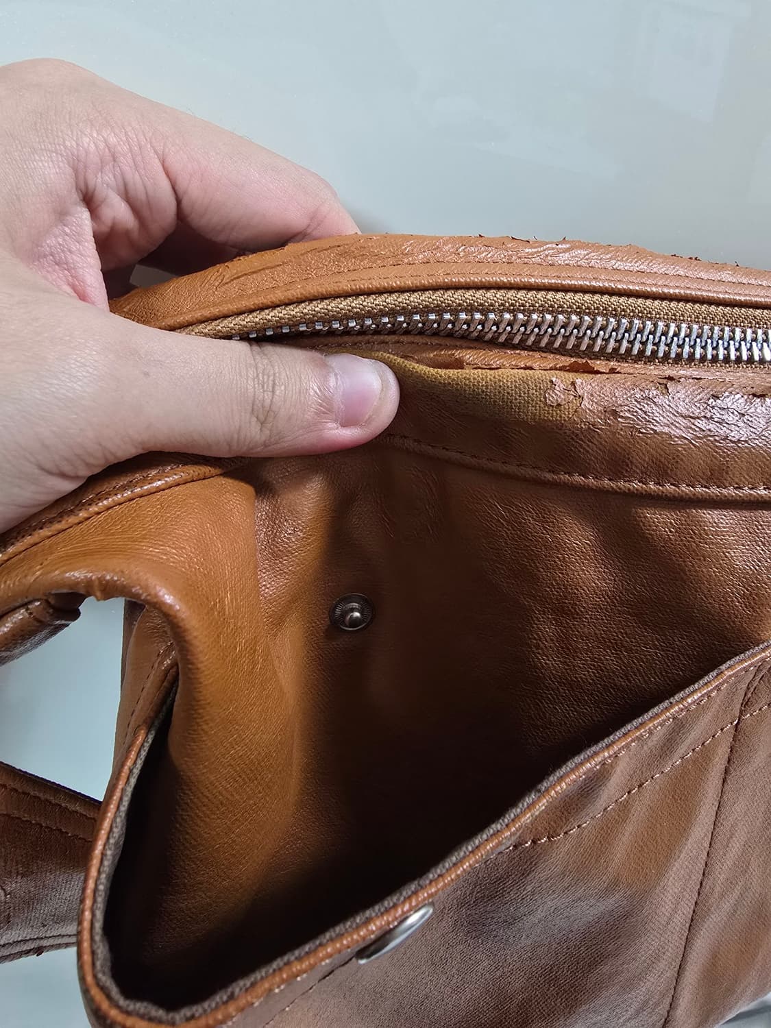 포터 프리스타일 숄더백 카멜색 판매해요 상품이미지10