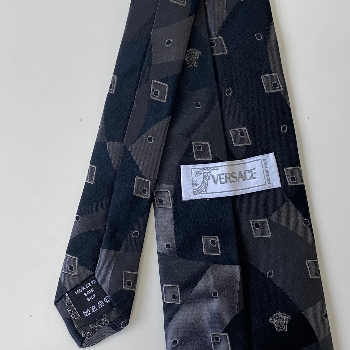 Versace 베르사체 모노그램 정품 명품 넥타이 상품이미지5