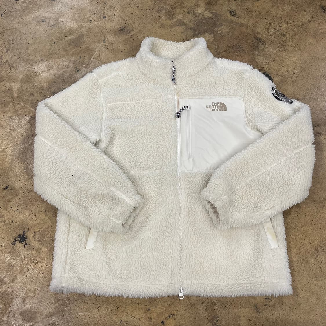 [정품/XL] 노스페이스 뽀글이 플리스 아이보리 b17 상품이미지3