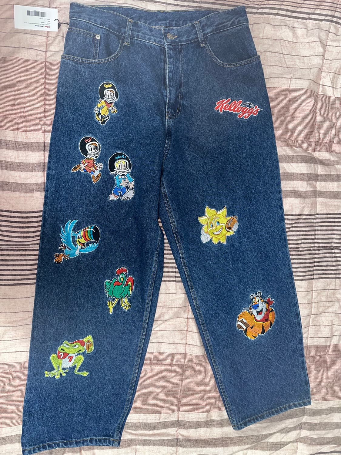 위캔더스 자수패치 데님 상품이미지1