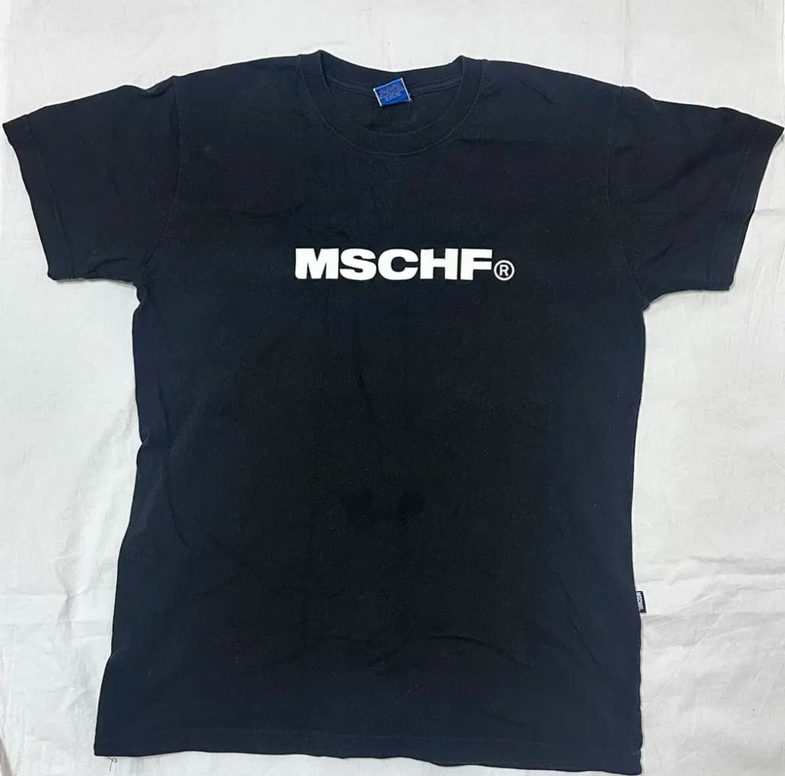 미스치프 18ss 베이직 반팔 티셔츠 블랙 free 상품이미지2