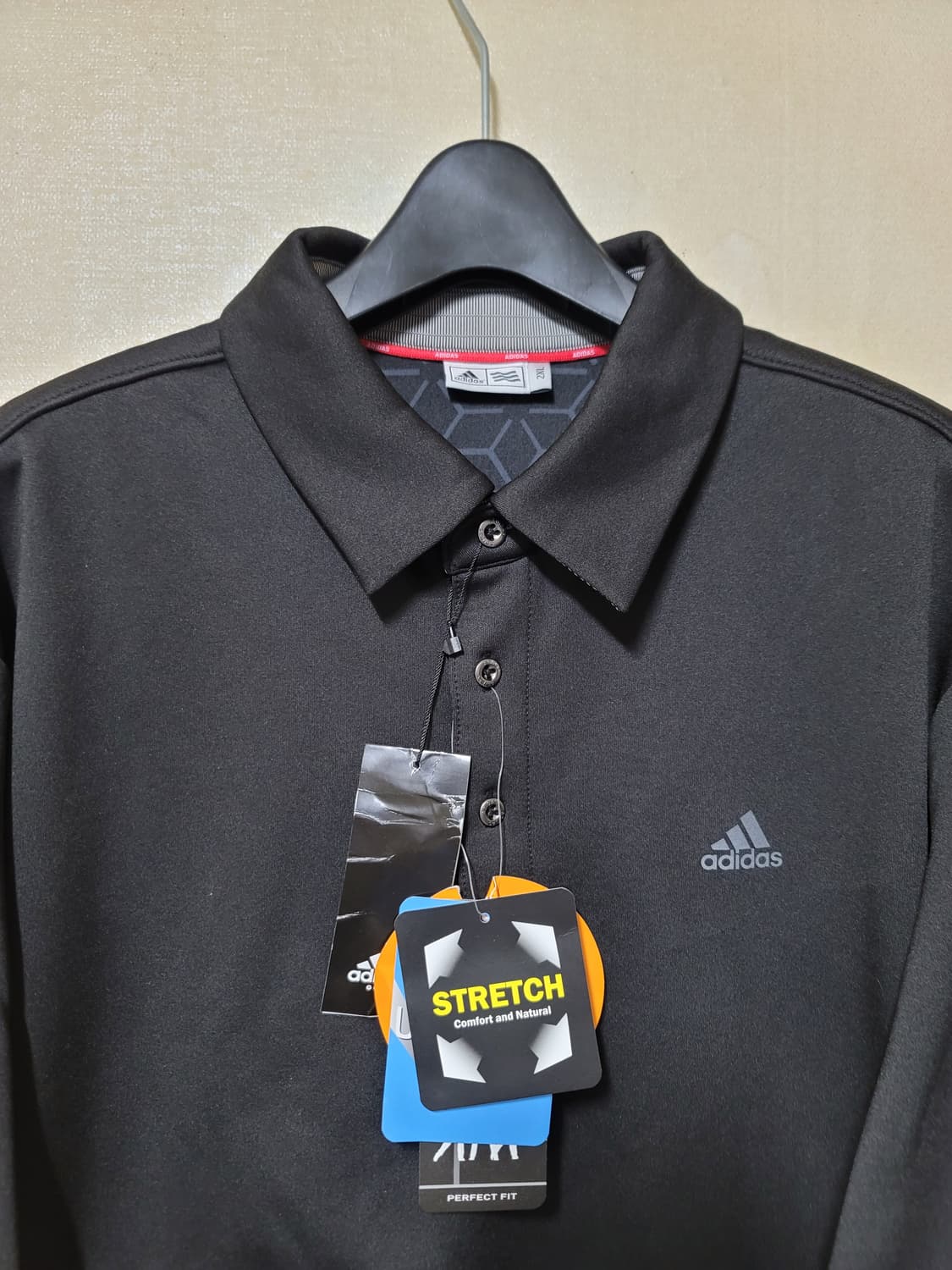 새옷(110) 아디다스 골프 약기모 긴팔티 상품이미지2